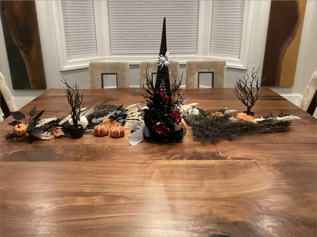 Customizeable Fall Halloween Themed Tablescape Kit, Spooky Decorations, Pumpkin, Witch, Horror Themed Decoration