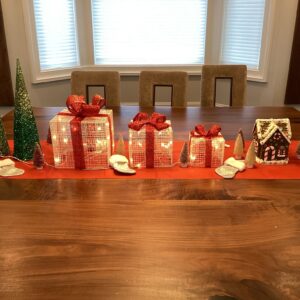 Customizeable Christmas Themed Tablescape Kit, Christmas Holiday Celebration Tablescapes Decorations, Holiday Tableware