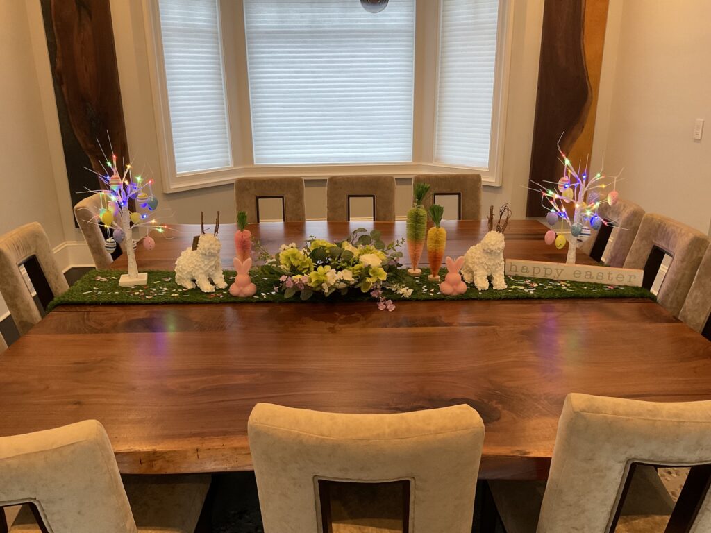 Customizeable Easter Themed Tablescape Kit, Spring Tablescapes, Floral Easter Table Decor, Simple Spring Decor Ideas
